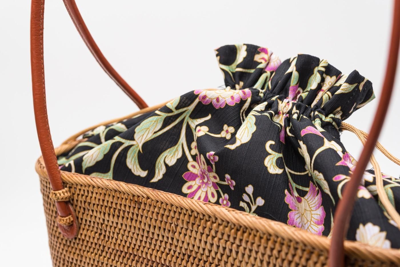 【新品】岡重 アタバッグ(大)　葡萄唐草柄 03261 新品】岡重 アタバッグ(大) 葡萄唐草柄 03261