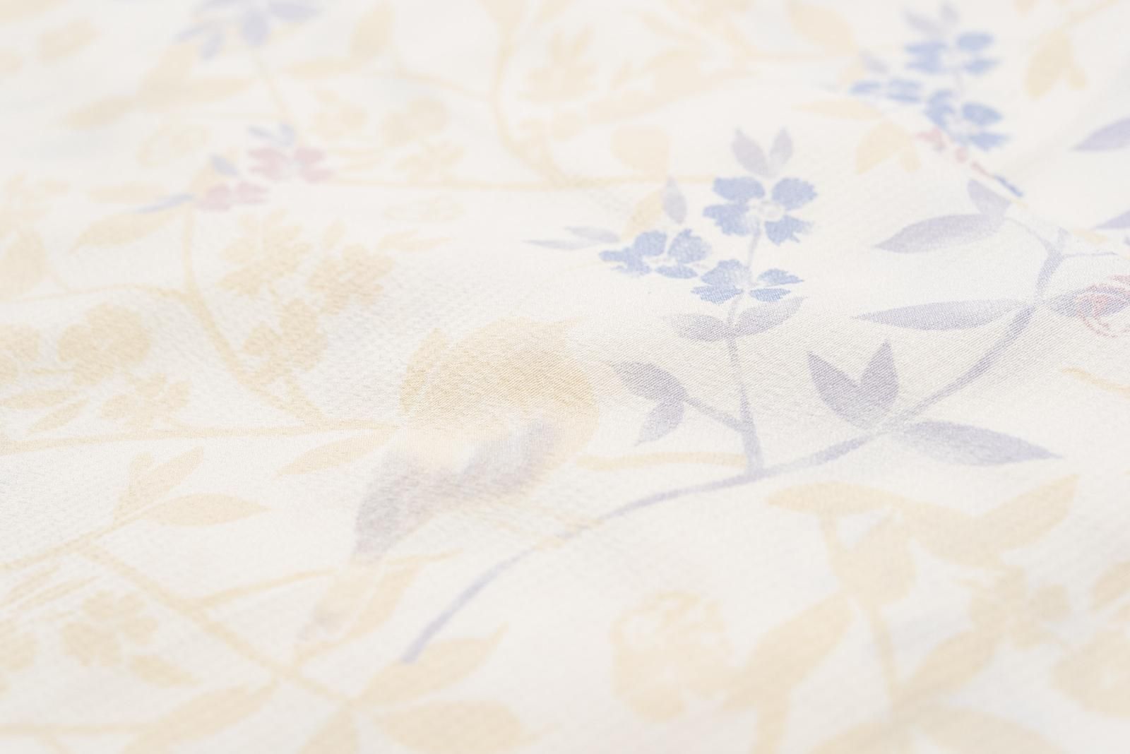 新品 単衣 洗える着物 みすゞうた 私と小鳥と鈴と - からん