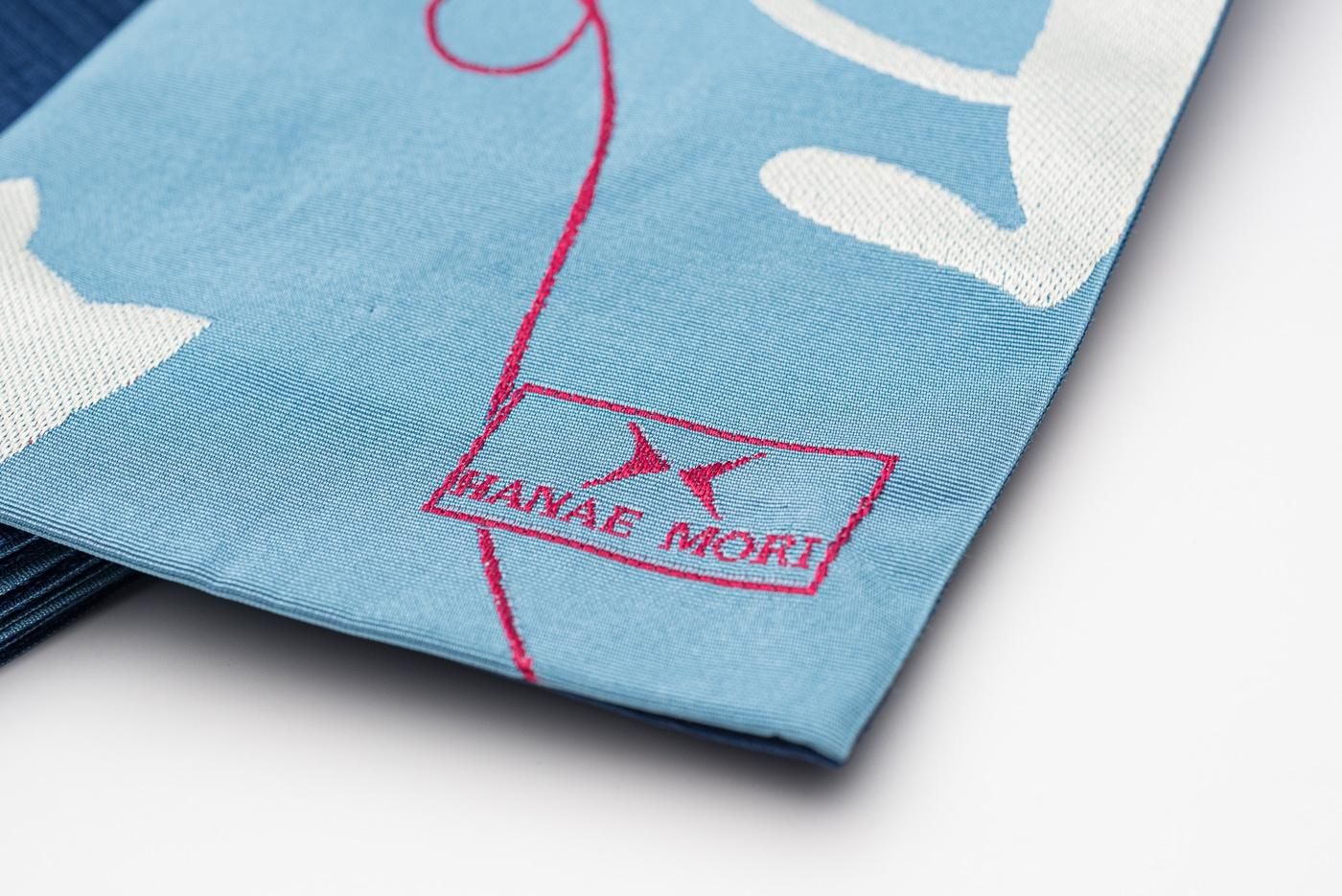 アウトレット】新品 HANAE MORI 半幅帯 白猫 - からん::アンティーク