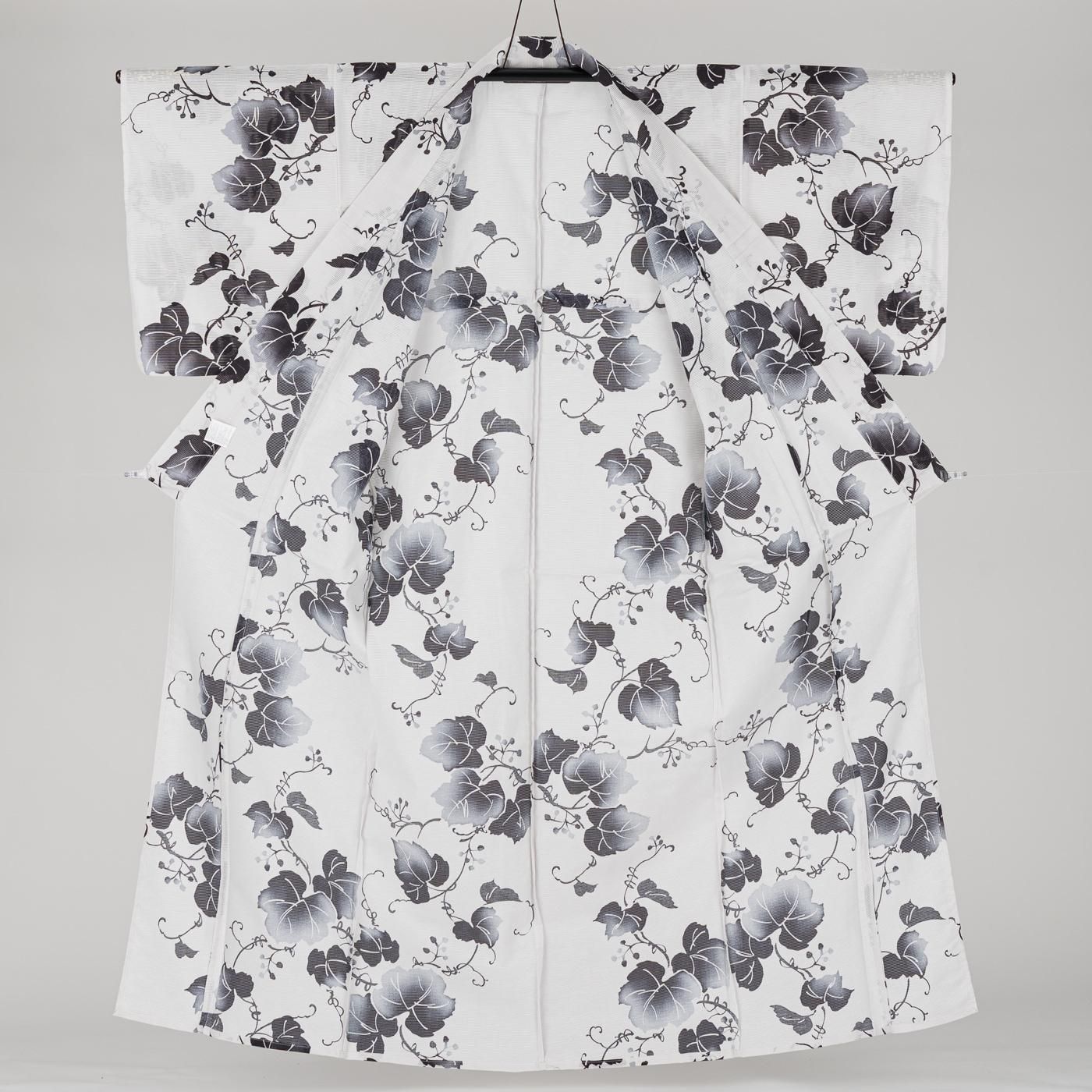 新品浴衣 綿絽 蔓葡萄 - からん::アンティーク着物・リサイクル着物の