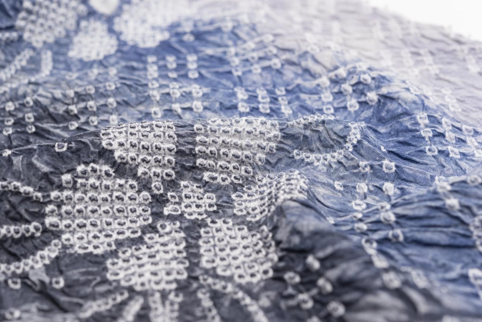 絞り浴衣、藤娘きぬたや お仕立て上がり絞り浴衣単品 藤娘きぬたや 「芍薬」 有松絞り 女性浴衣