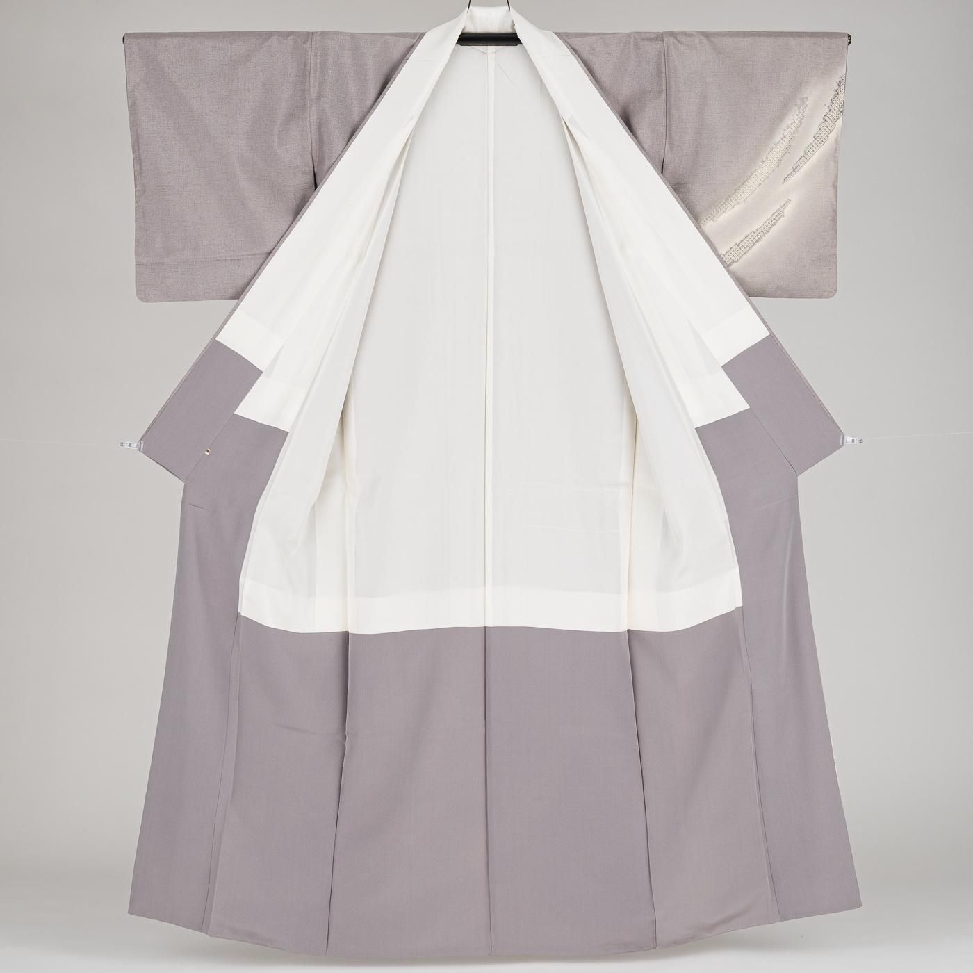 訪問着 大島紬 絞り 抽象柄 - からん::アンティーク着物