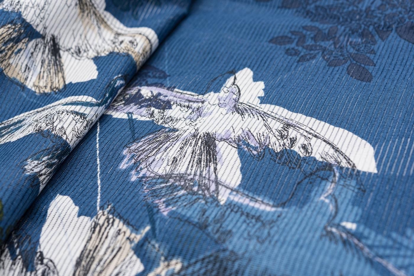 新品浴衣 みすゞうた 綿絽 花と鳥 - からん::アンティーク着物