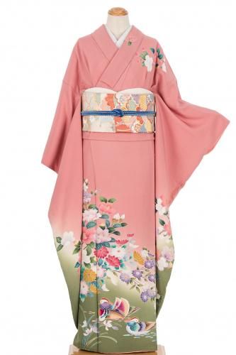 アンティーク着物　豪華絢爛　振袖　着物　縮緬 振袖・アンティーク - 円居の着物レンタル－東京・日本橋