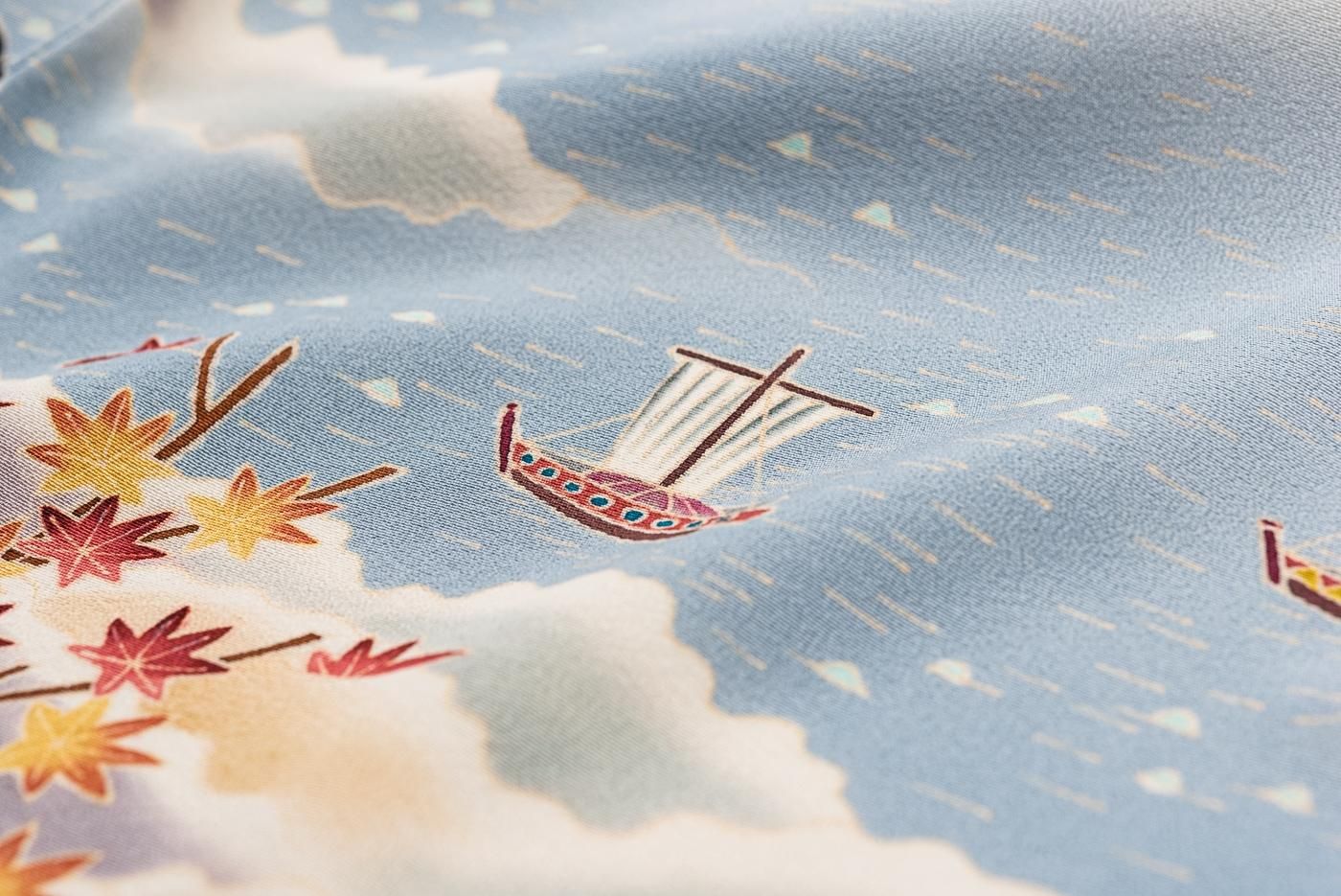 色留袖 本場加賀友禅 一つ紋 梅松に群鶴 - からん::アンティーク