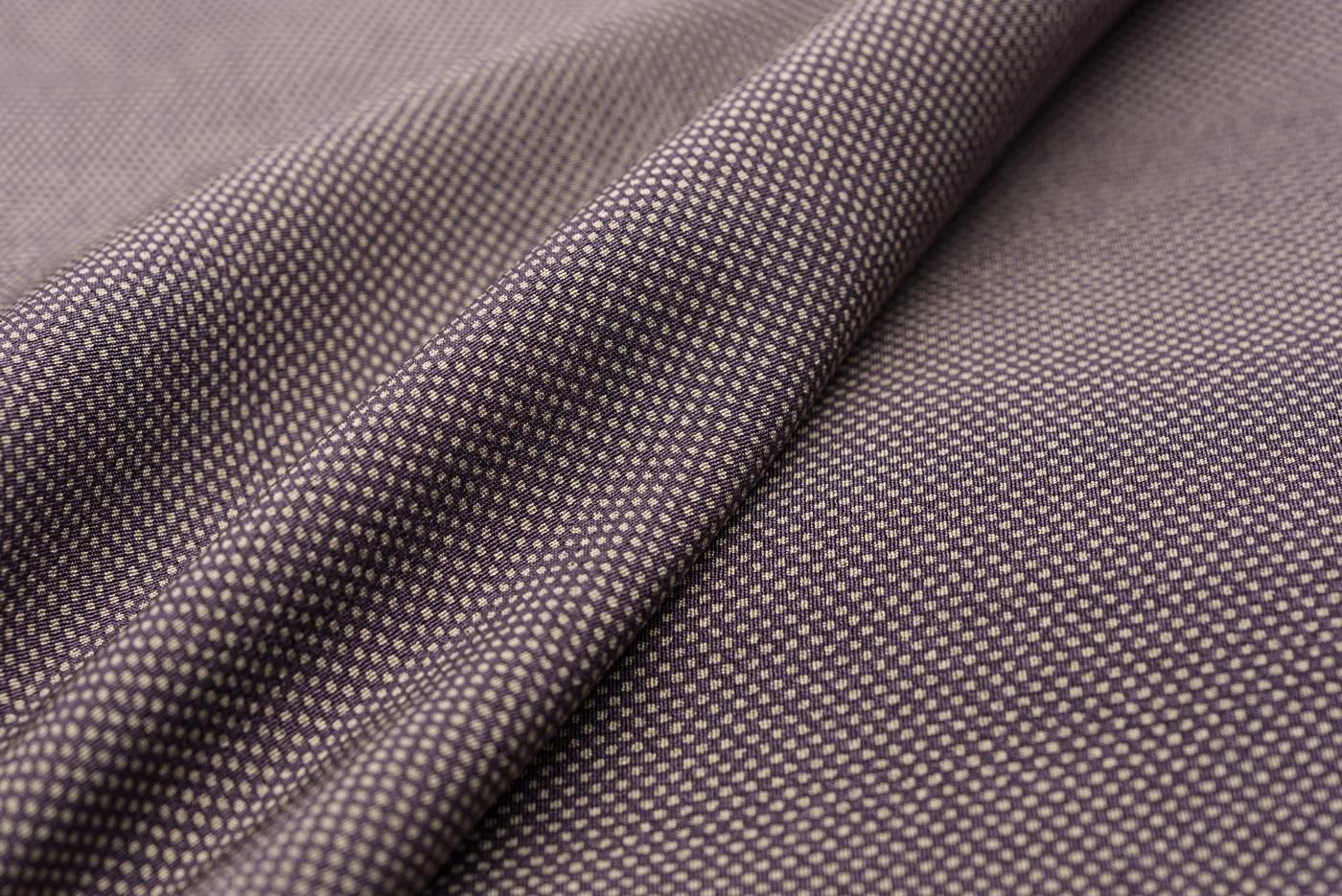 江戸小紋 行儀 無紋 小豆色 スリムサイズ - からん