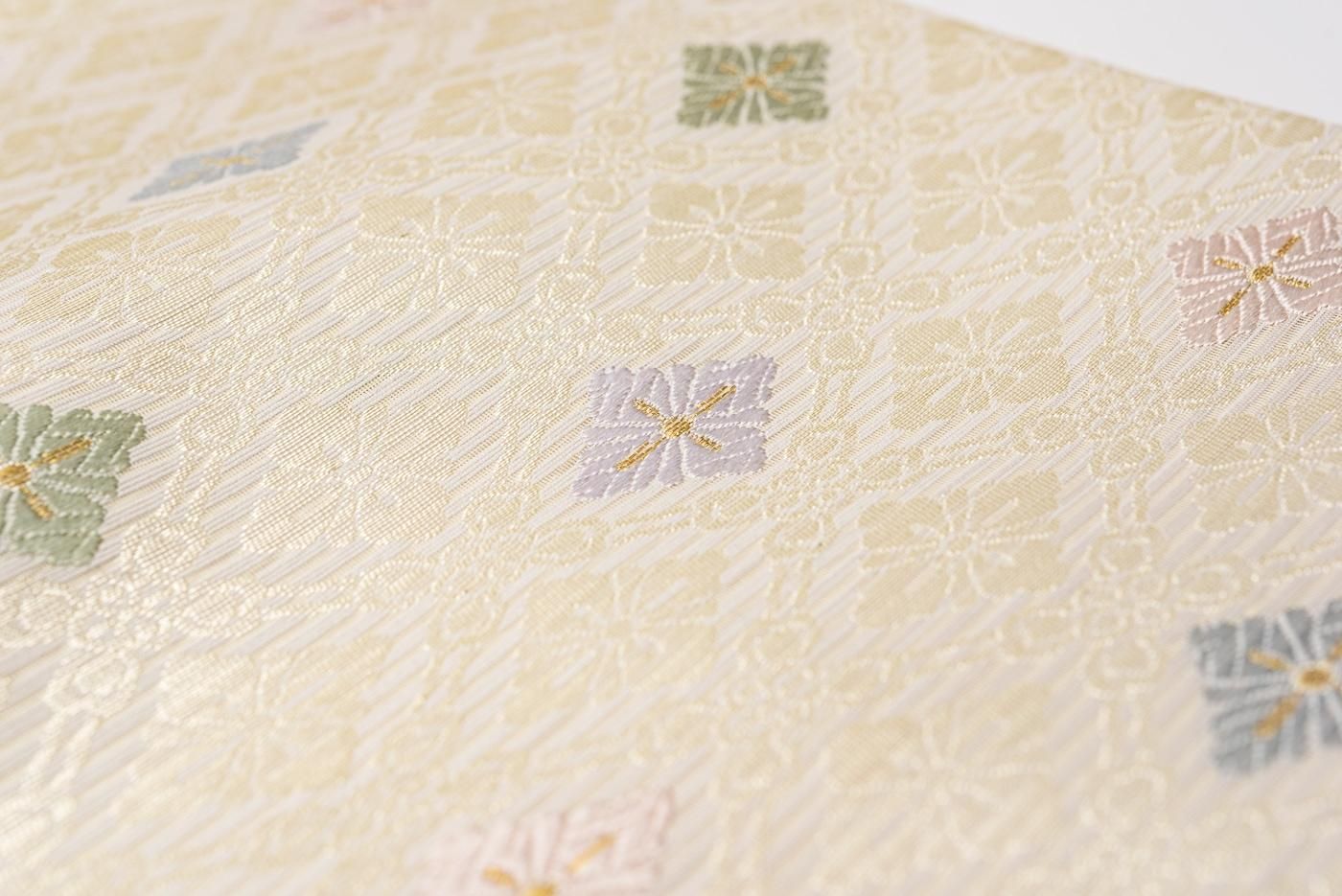 新品 夏帯 絽 九寸名古屋帯 花菱 - からん::アンティーク着物