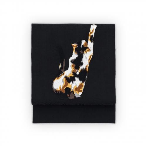 ミ*イ様 お値下げしました。 【未使用】夏帯 消炭色 ミ*イ様 お値下げ