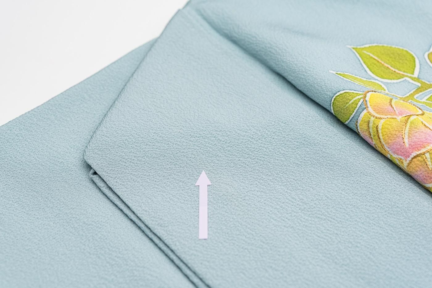 訪問着 皆川千恵子 黄藤 裄長 - からん::アンティーク着物・リサイクル