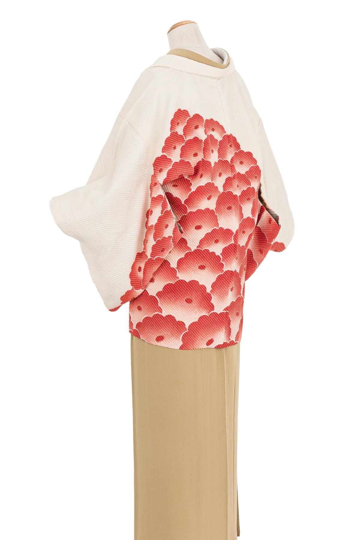 総絞り 絵羽織 菊 - からん::アンティーク着物・リサイクル着物
