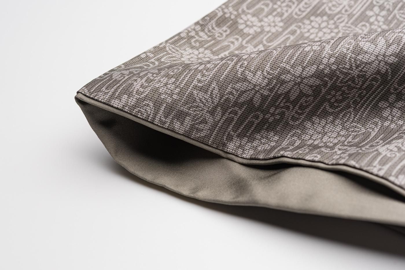 大島紬訪問着 霞重ね 裄長 - からん::アンティーク着物・リサイクル