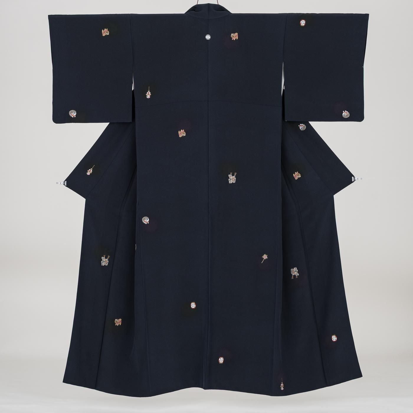 ミニチュア着物　刺繍柄　ゴマページ 4b4b84efc6ac3636a7a7ee90ddf7ab