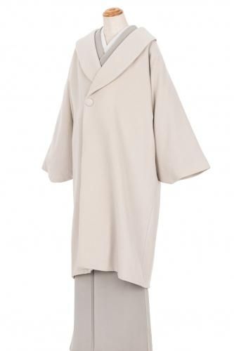 新品 ヘチマ衿 和装コート カシミヤブレンド エクリュ