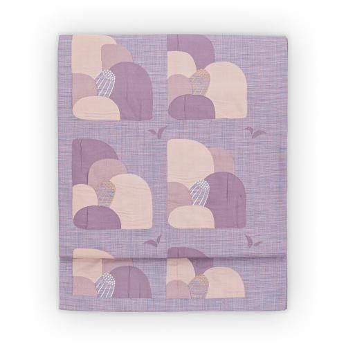 大島紬 都喜ヱ門 よろけ縞に花 - からん::アンティーク着物