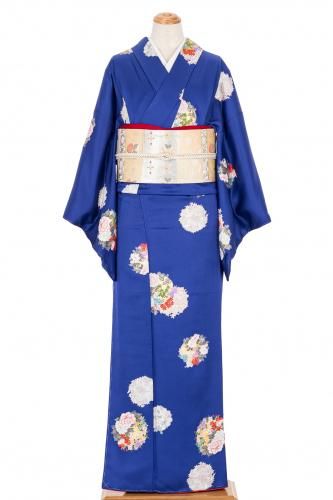 夏大島紬 縞と麻の葉 - からん::アンティーク着物・リサイクル着物の