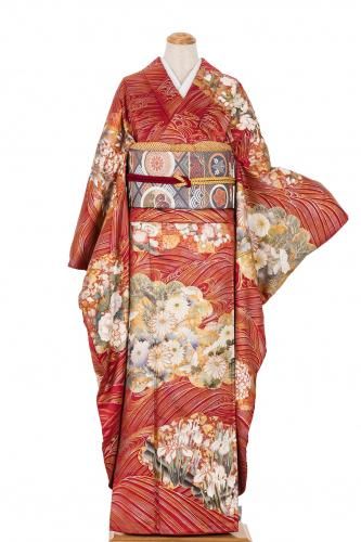 薗部正典 縦暈し 墨流し - からん::アンティーク着物・リサイクル着物