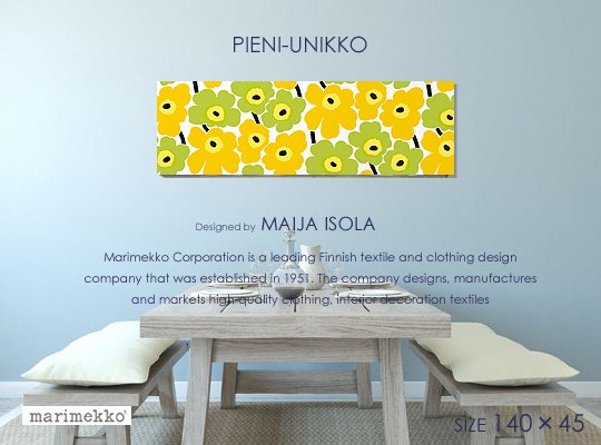 PIENI-UNIKKO(YG)Marimekko/マリメッコファブリックパネル売り切れまし