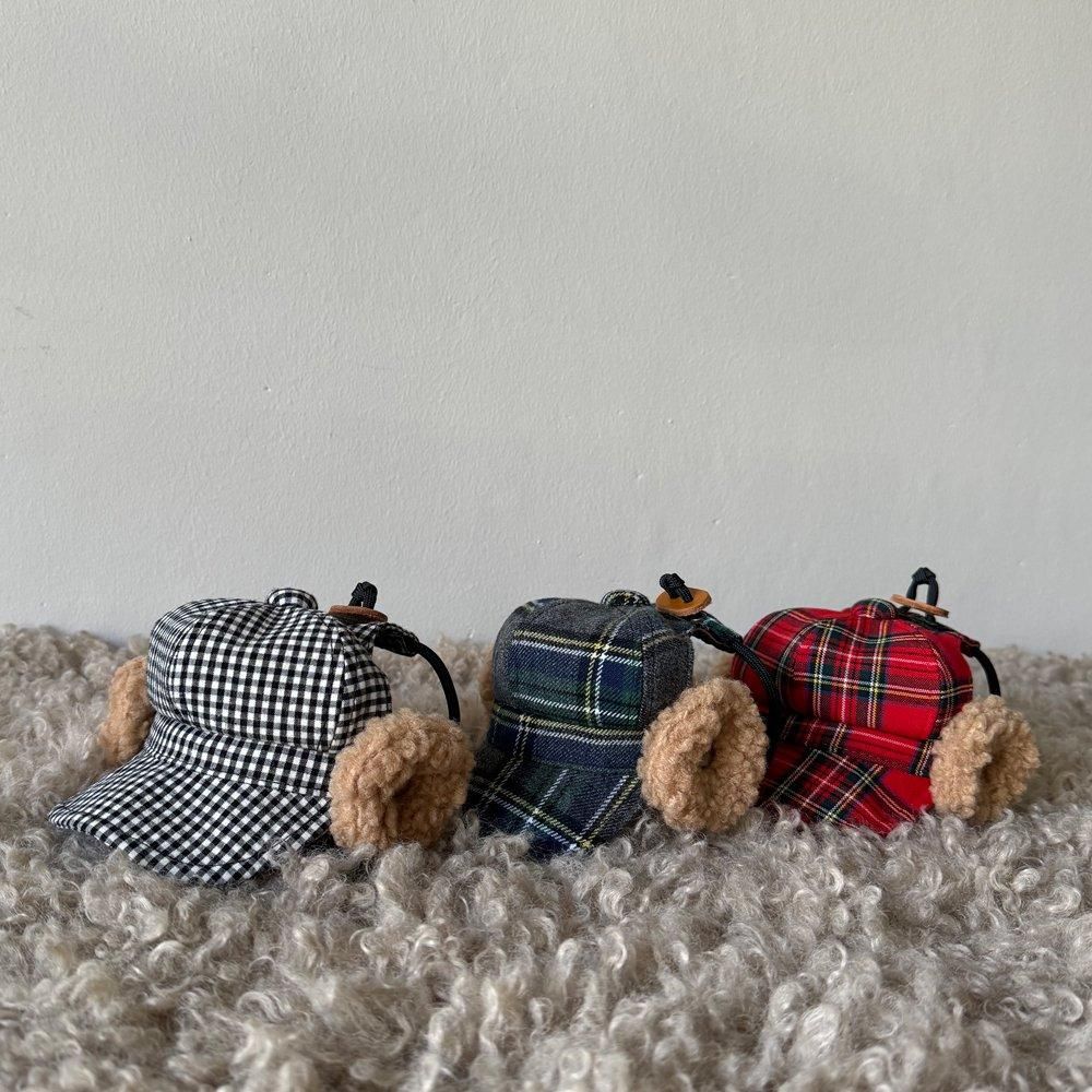 美品 試着のみ KAPITAL duffle ギンガムチェックリネンキャスケット 美品 試着のみ KAPITAL duffle ギンガムチェックリネン