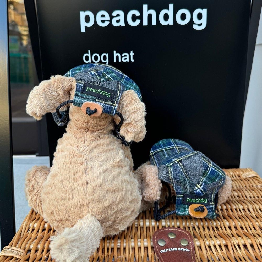 チェック de ハット | タータン・グレイグリーン - peachdog