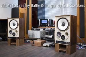 JBL 4310 オールアルニコ リコーン 新品ATT & Caps 金メッキ端子