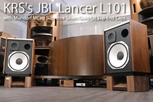 JBL Lancer L101 ランサー 究極 Mundorf MCap Supreme Silver/Gold/Oil 搭載 トランス式ATT -  ケンリックサウンド（KENRICK SOUND） - JBLスピーカー 43XXシリーズ 大型 中古ヴィンテージ専門店