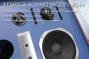 圧巻の実力 KENRICK SOUND 4344 JBLブルー&ヘアライン ファインメット