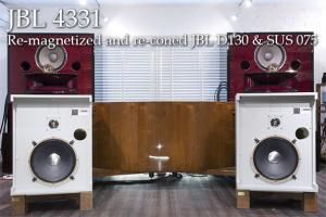 JBL 4331 アルニコ再着磁スペシャル D130+ステンレス075 トランス式ATT