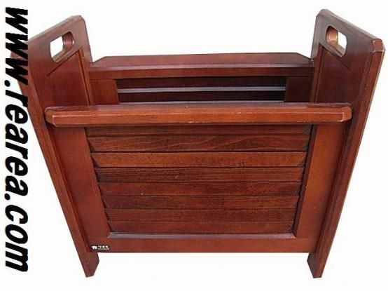 カリモク製 マガジンラック 昭和レトロ Karimoku(カリモク家具