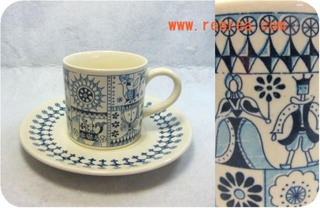 やなせたかし　ポエムカップ　新品　デッドストック　昭和レトロ　あんぱん lac-china＊カップ＆ソーサー＊70年代＊昭和レトロ カップ