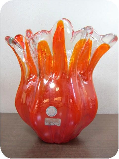 田島クリスタルの花瓶
