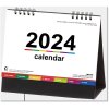 カレンダー 2024 卓上 カラーインデックス 卓上カレンダー 書き込み