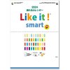 カレンダー 2024 壁掛け Likeit！smart(ミシン目入）2ヶ月