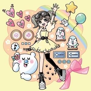 何気ないねずみ / シラタマ・レコード風メッセージカード