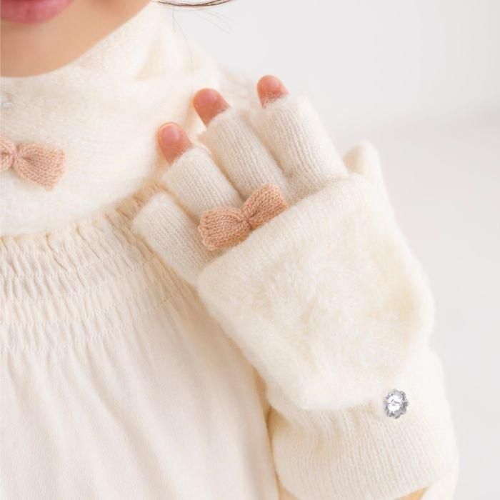 NICENESS RAREBIRD モヘア手袋 NICENESS 新品 RAREBIRD デミグラブ モヘア100％ NN-2504A12