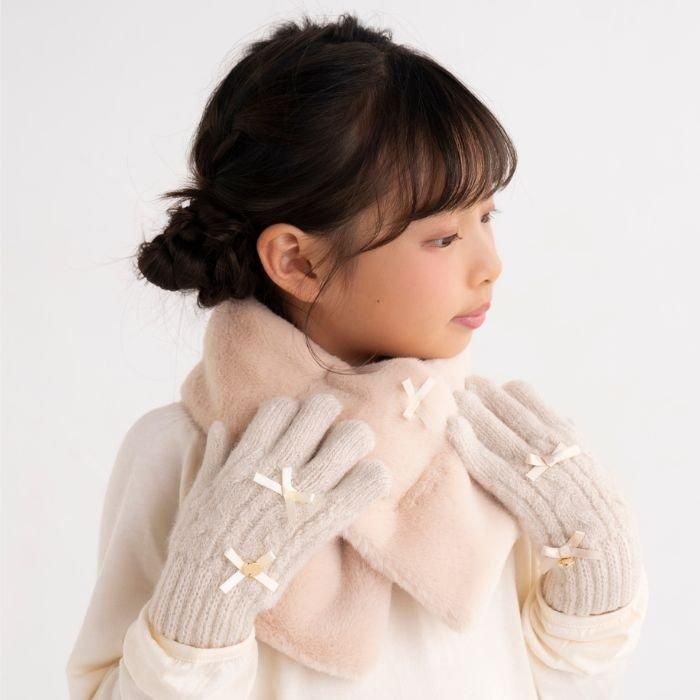 サテンリボン手袋 | 5歳~ - ポプキンズ公式オンラインショップ