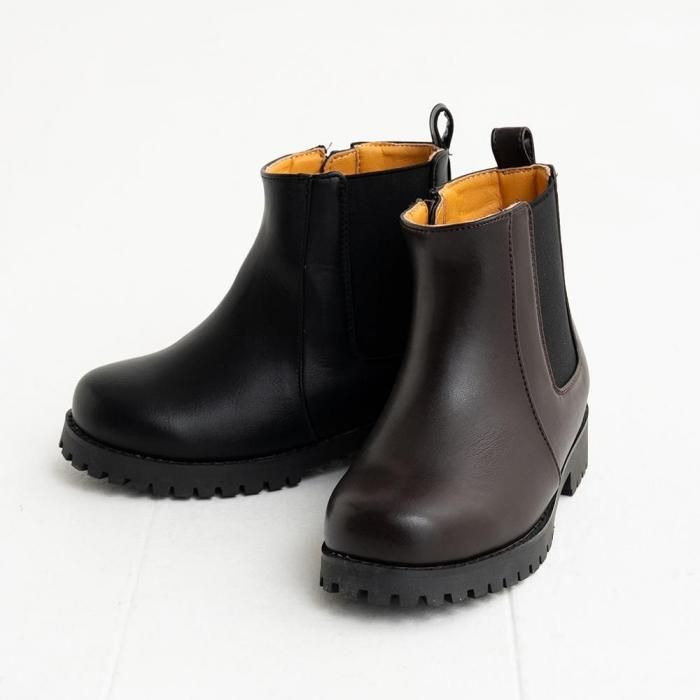 ✨極美品✨MANA サイドゴアブーティー ベージュ×ブラック EU40/25cm ✨極美品✨MANA サイドゴアブーティー ベージュ×ブラック EU40/25cm