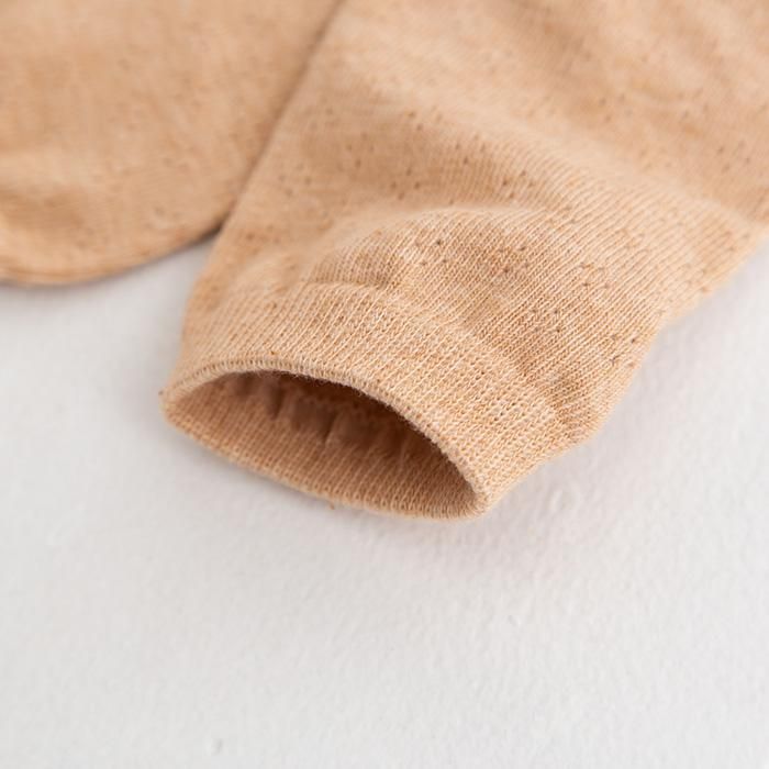 オーガニック ベビーレッグウォーマー 透かし柄 │ ポプキンズ