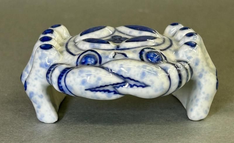 真葛香斎　すすき絵　蓋置 真葛香斎 すすき絵 蓋置