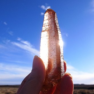 赤の水晶Ⅱダブルターミネーション - ミーアクリスタル 天然石＆癒しのアクセサリー