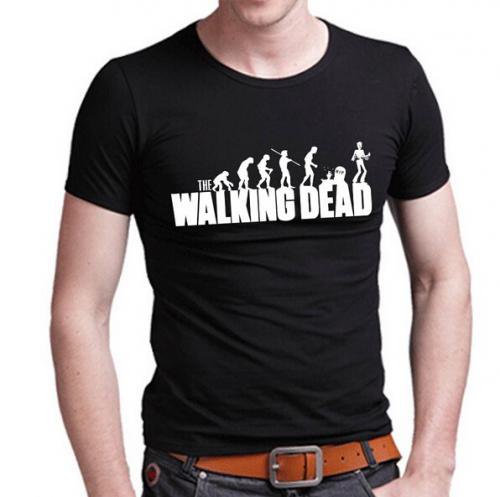 【海外ドラマ】 ウォーキングデッド WALKING DEAD 人類の進化 Tシャツ 【BLACK】 - 海外ドラマグッズ専門店エーシープラス