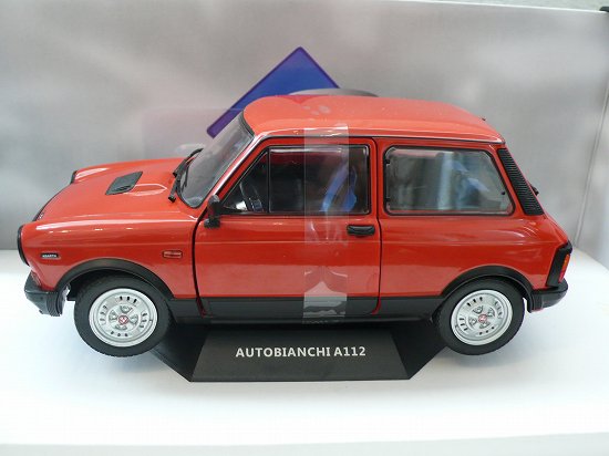 Autobianchi A112 Abarth 1980 1/18 ﾚｯﾄﾞ - ルノー・プジョー