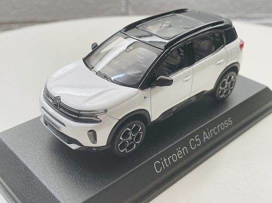 Citroën C5 ｴｱｸﾛｽ 1/43 ﾎﾜｲﾄ - ルノー・プジョー・シトロエン　欧州車専門店 Voiturette