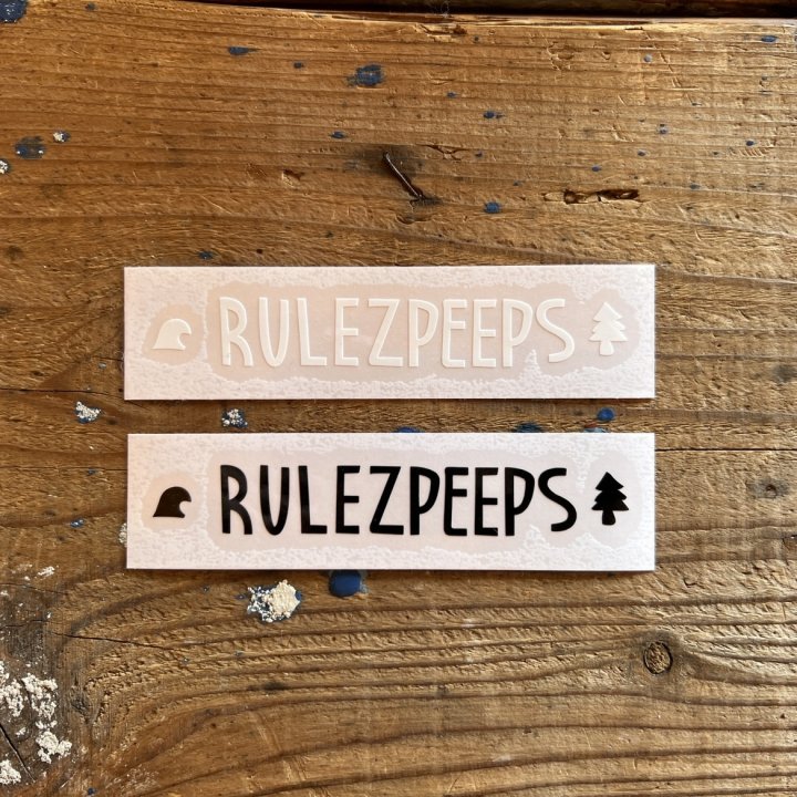 ステッカー カッティング S - rulezpeeps