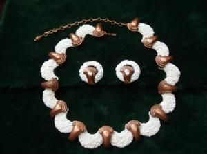 1940's-1960's Renoir Matisse 銅製 COPPER イヤリング USA