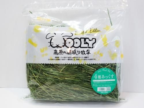 ウーリー 高原の朝採り牧草 4種みっくす 400g - うさぎ