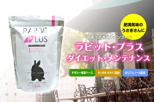 【SANKO】ラビットプラス メンテナンス 1kg - うさぎショップ Love Rabbit