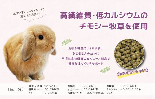 ロップイヤー専用　1.3㎏ - うさぎショップ Love Rabbit
