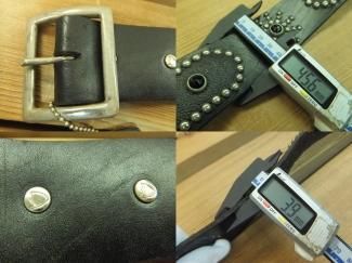 HTC] ＃51：スタッズベルト・スティングレイ：黒×黒 ～”EURO