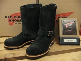 RED WING レッドウィング 8274 エンジニアブーツ スエード 9D 黒 www