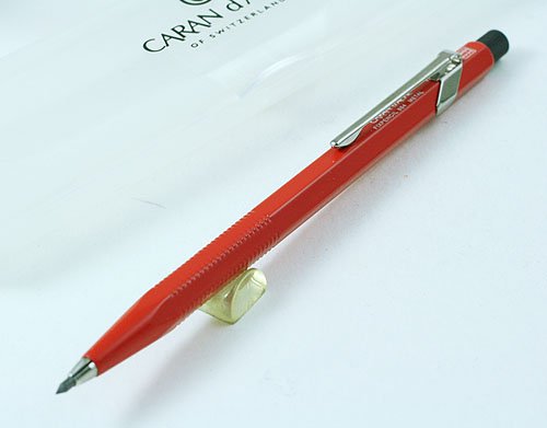 ★貴重！CARAN D'ACHE/カランダッシュFIXPENCIL 884/２ミリ芯ホルダー！レッド軸！ - パーカー PARKER 等  アンティーク万年筆 アンティーク文具 販売 商芸文具